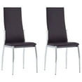 thumbnail image 6 of vidaXL Dining Chairs 2 pcs Red Faux Leather, 6 of 21