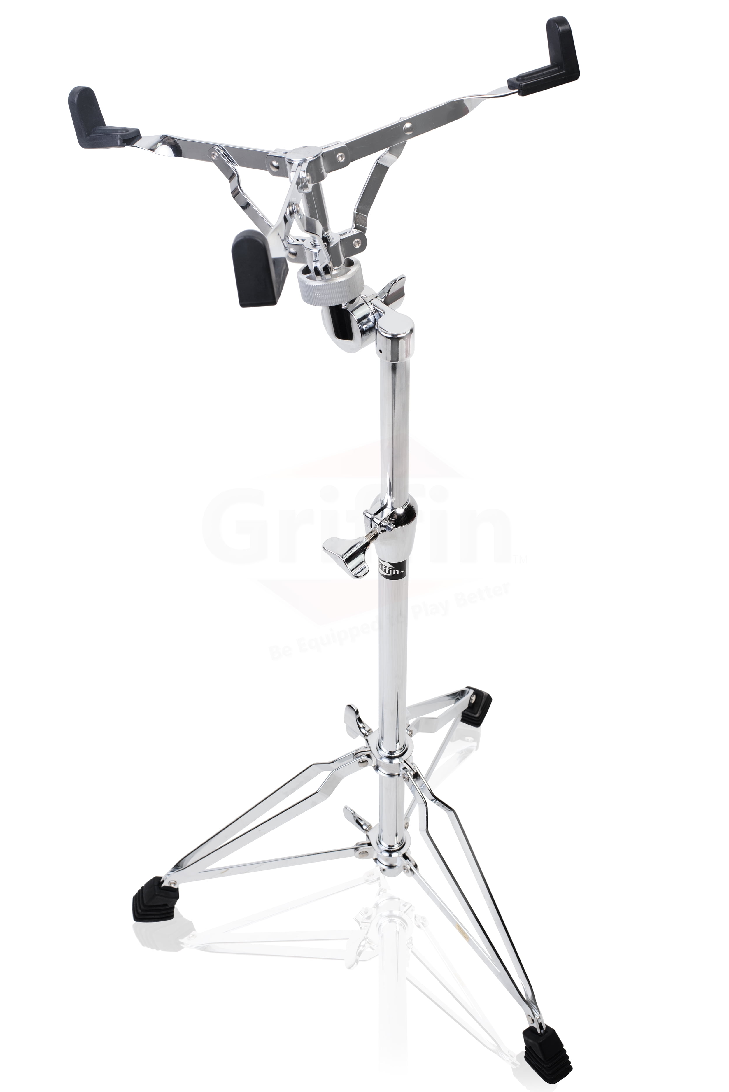 Extended Height Snare Drum Stand - Griffin Tall Concert Stand Up Mount Holder