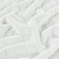 thumbnail image 5 of Home Soft Things Plush Faux Fur Throw & 2 Pillow Covers Set - Bright White - 60"x80"/18"x18" Jumbo, 5 of 9