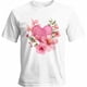 thumbnail image 1 of Mens T Shirts Valentine's Day Flower Love Short Sleeve Casual Men's Tee Tops Graphic T-Shirts for Teen Boys/Men, 1 of 8