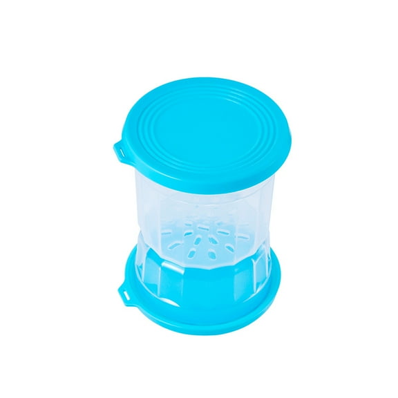 1PC Pickle and Olives Jar Container with Strainer Flip, Airtight Leak-proof Juice Separator Hourglass Food Saver Storage Container for Gherkin Jalapeno