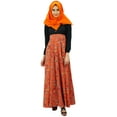 thumbnail image 1 of Bimba Abaya Musulmane pour Femmes Maxi Jilbab avec Hijab Robe, 1 of 7
