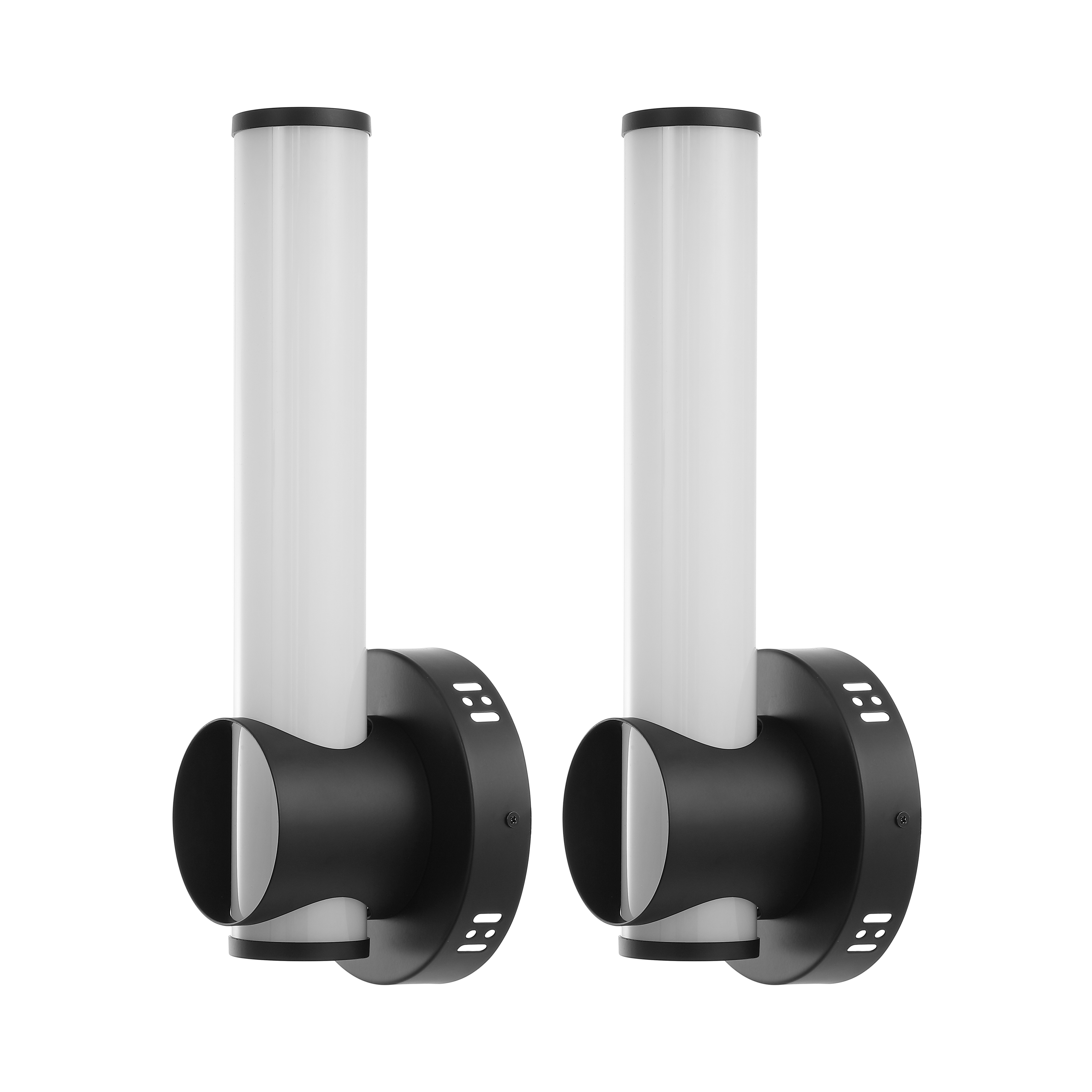 Safavieh Toia 5.88" Modern IroCrylic Sconces, Black (Set of 2)
