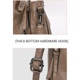 thumbnail image 2 of Guardurnaity Bolso de mano de cuero suave y liso con asa extraíble para mujer, bolsos de mano de Color sólido, bolsas de almacenamiento Bolsas de mensajero y de hombro Caqui, 2 of 6