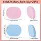 thumbnail image 2 of 4 esponjas limpiadoras faciales ovaladas reutilizables de 2 colores, color rosa y azul, para desmaquillar., 2 of 6