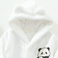 thumbnail image 3 of Hessimy Toddler Rayon from Bamboo Pajamas Sets,Baby Boy Girl Snug Fit Long Sleeve Sleepwear pajama shorts set for Toddler Girl Boy(White,7-8 Years), 3 of 5