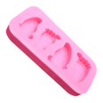thumbnail image 2 of Molde De Silicona 3D Para Pies De Bebé, Herramientas De Decoración De Pasteles Fondant Impermeables, Molde De Grabado En Relieve Para Magdalenas, Gelatina De Jabón matsuzay HA036534-00, 2 of 6