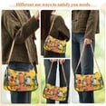 thumbnail image 5 of Ryvnso Birds on Branch Womens Chain Shoulder Bag Tote Handbags Clutch Hobo Purse with Zipper for Travel, 5 of 7