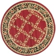 thumbnail image 4 of SAFAVIEH Lyndhurst Marshall Floral Border Area Rug, Red/Black, 8'9" x 12', 4 of 6