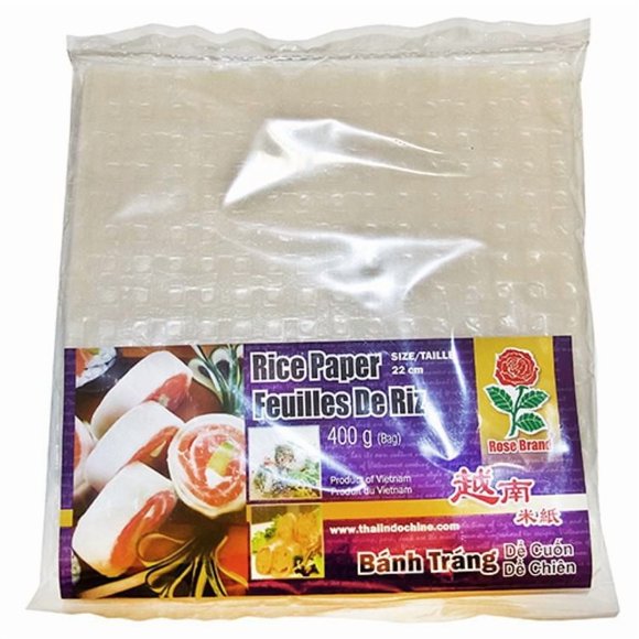 Rose Square Rice Paper