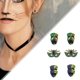 thumbnail image 1 of Juego de 6 Pendientes con Máscara de Carnaval Fernando Coloridos para Halloween Bodas Vacaciones Estilo A, 1 of 8