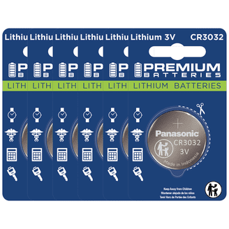Premium Batteries Panasonic CR2412 3V Lithium Coin Cell Battery