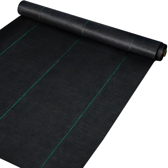 3FT x 50FT Heavy Duty 5OZ Woven Weed Barrier Fabric Premium Geotextile Underlayment High Permeability Ground Cover for Flower Beds