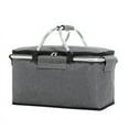 thumbnail image 1 of Bolsa térmica plegable Vikakiooze, cesta de picnic plegable portátil, bolsa térmica a prueba de fugas para camping, picnic y compras., 1 of 3