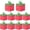 red, variant on Ulxkmt 50Pcs Red Strawberry Shaped Paper Candy Gift Box Fruit Treat Box for Kids Birthday Baby Shower
