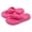 Hot Pink, variant on Womens Platform Thong Sandals with Cloud Cushion, Lightweight EVA Slides in Hot Pink for Beach & Lounge, Comfort Non-Slip Sandals,Size 3.5-5