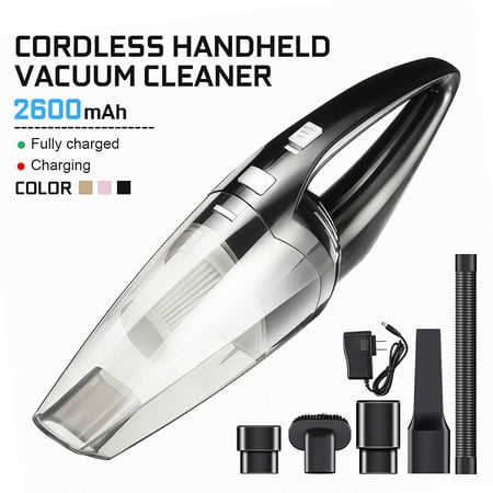 - 110-220V CORDLESS Car Vacuum Cleaner 120W Auto Portable Wet Dry Wireless Handheld Duster