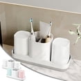 thumbnail image 1 of JASKFLY Plastic Toothbrush Box 1-Pack Toothbrush and Toothpaste Holder with, 1 of 9