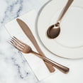 thumbnail image 2 of Rose Gold Assorted Plastic Disposable Cutlery 24 Count Forks Spoons Knives by Way to Celebrate, 2 of 7