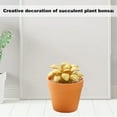 thumbnail image 4 of 4 Uds. De suculentas de simulación, bonsái, adornos creativos, plantas artificiales doradas, decoración interior, 4 of 5