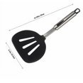 thumbnail image 2 of enqiretly Circular Slotted Spatula Silicone Hanging Fried Turner Non-stick Silicone circular Home Kitchen Cookware, 2 of 6