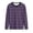 Purple, variant on fatyb Kids Striped Long Sleeve Shirts for Boys Girls Color Block Casual Tops Lightweight Crew Neck Tees