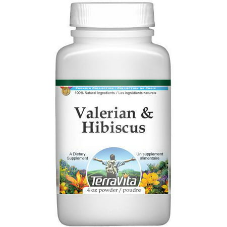 Valerian et Hibiscus poudre de combinaison (4 oz, ZIN: 513503)