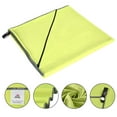 thumbnail image 3 of JML Sport Towel,Compact,Super Absorbent And Quick Drying Microfiber Yoga Towel,Fitness Towel With Ziper Pocket For Swimming,Bath,travel,Large 27" x 55",Green, 3 of 4