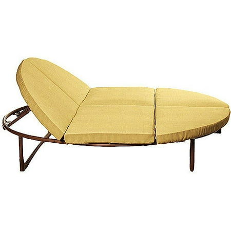 Orbit Double Lounger Cushion Set, Solid Sesame