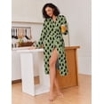 thumbnail image 4 of Ekouaer Kimono Robes for Women Long Lightweight Knit Bathrobe Shawl Soft Sleepwear Casual Ladies Loungewear, 4 of 6