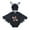 H, variant on Emy Dola Infant Baby Black Bat Romper Cloak Skeleton My 1st Halloween Newborn Boy Girl Dress Up Bodysuit Set With Ear Hat-1pcs