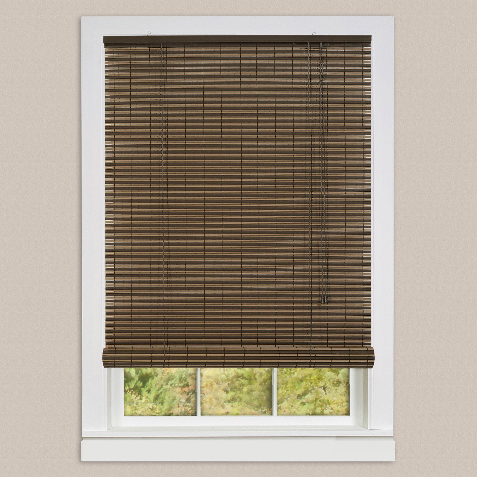 Achim Ashland Vinyl Roll  Up  Light Filtering Window Blinds  