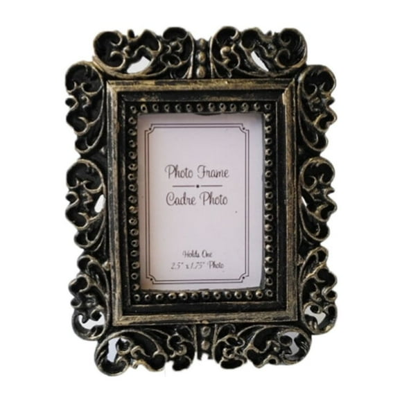 MAOWW rétro fleur photo cadre photo cadre fleur mariage maison décoration de bureau bronze image cadre
