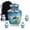 Blue Urn -12, variant on JAGASY Dolphin Memorial Urn Set of 5 for Children, Blue Small Urns for Ashes Keepsake, Decorative Urns for Daughter, Coral Reef Large Cremation Urn for Son, (1 Large, 10" & 4 Small, 3")