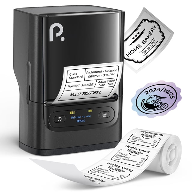 Impresora térmica portátil de etiquetas POLONO PM220S Bluetooth de 2 pulgadas