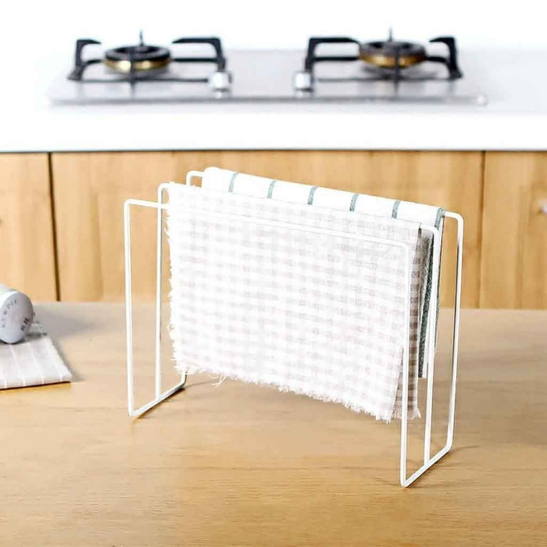 Folding Towel Hanging Drainer Rack Kitchen Sink Holder Rag Storage