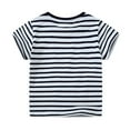 thumbnail image 4 of ZACPNCV Baby Boys T-Shirts Summer Short Sleeve Kids Casual Tee Shirts Cotton Tops Black 3 Years, 4 of 6