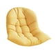 thumbnail image 4 of Cojín colgante para silla con forma de huevo, suave, para porche, oficina y exterior. Amarillo, 4 of 9
