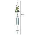 thumbnail image 3 of Wind Chimes Outdoor Clearances, Butterflies Aluminum Tube Windchime With S Hook, Garden Decor, Housewarming Gift, Xinsrenus Under $5! Wind Chimes Outdoor Clearances, Butterflies, 3 of 6