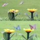 thumbnail image 4 of Solar Powered Dancing Fluttering Butterflies Flying Hummingbird Garden Plants Flowers Stake Yard Lawn Decor, 4 of 4