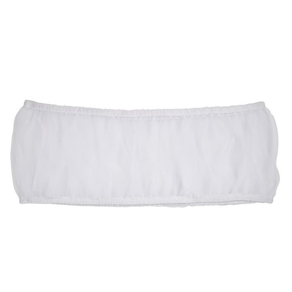 Nylon Bird Cage Cover - Large Size, Ventilated and Seed Catcher (White)