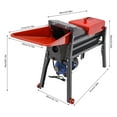 thumbnail image 2 of Automatic Corn Thresher Machine, 480W Electric Corn Thresher Machine Heavy Duty, 2800 RPM Dry Corn Sheller Threshing Machine,Corn Shucker Remover Tools, 2 of 17