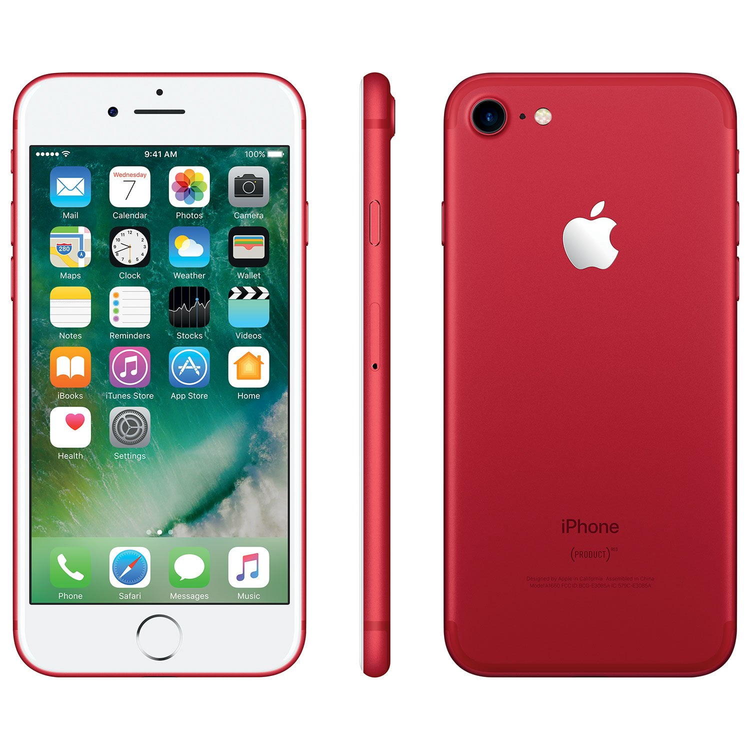 スマートフォン/携帯電話 スマートフォン本体 Apple iPhone 7 128GB Red GSM Unlocked Brand New