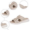thumbnail image 6 of Orthopedic Sandals for Women Athletic Thick Cushion Mesh Slip on Walking Beach Shoes with Comfy Arch Support Khaki Size 8.5, 6 of 6
