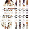 thumbnail image 3 of GZWYHT 2 Piece Pajama Set for Women Halloween Pajamas Pumpkin Print Short Sleeve Button Top and Capri Pants Summer Pjs for Women Set Matching Halloween Pajamas Purple M, 3 of 7