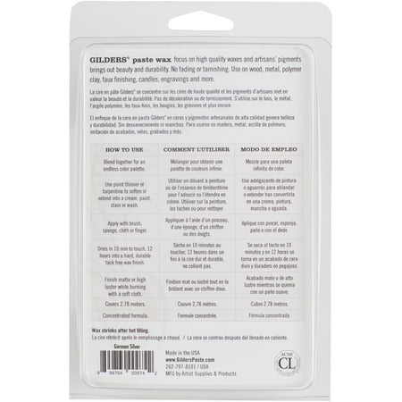 UPC: 0899764000742 | Baroque Art Gilders Paste 1oz-German Silver