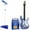 Blue, variant on iMeshbean Kids Electric Musical Guitar Toy Play Set w/ 6 Demo Songs, Whammy Bar, Microphone, Amp, AUX - Blue