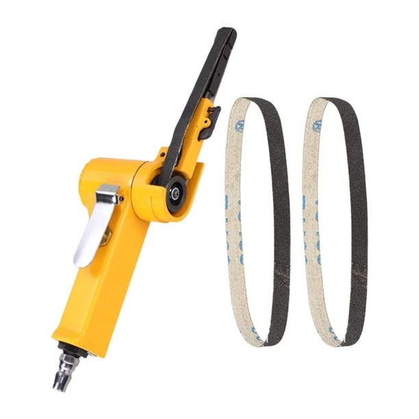 Lijadora de banda neumática Lijadora de banda Conveniente Fácil de usar Amoladora de banda Máquina de lijado Herramienta neumática para pulir 10 mm x 330 mm