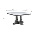 thumbnail image 6 of ACME Yabeina Square Dining Table in Gray Oak, 6 of 6