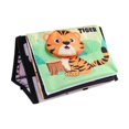 thumbnail image 1 of Libros para bebés Toy Educación temprana Libro de actividades de la Ilustración Toy de juguetes blandos Libro de tela 3D para niños pequeños niños Animales de, 1 of 8